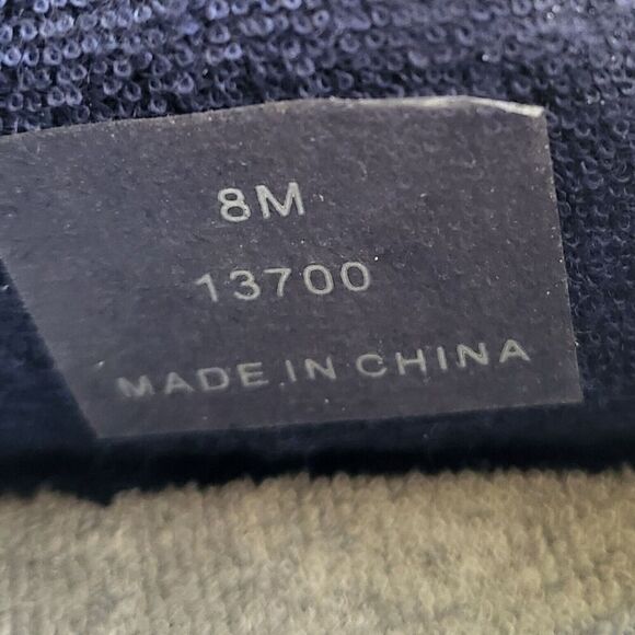 NWOT Hush Puppies Slippers Corduroy Navy Men's Size 8 - Picture 5 of 11